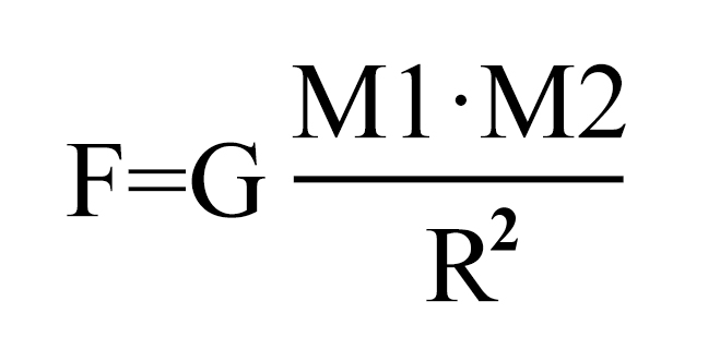 Newton's formula for gravity