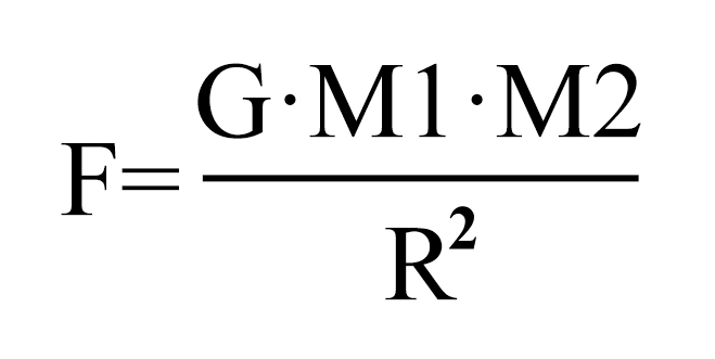 Newton's formula for gravity