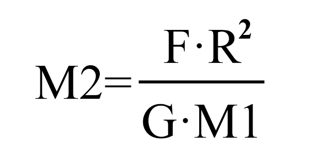 Newton's formula for gravity